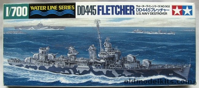 Tamiya 1/700 USS Fletcher DD445 Destroyer, 31902 plastic model kit